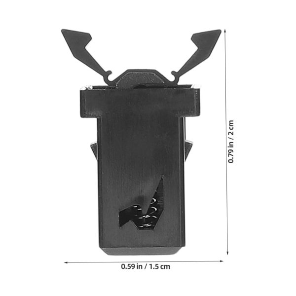 10pcs Flip Trash Can Trashcan Push-Buttons Self-Locking Waste Bin Latch Home Waste Bin Lock Latches Push-Button for Trash Bucket Buckle for Trash Bucket Waste Bin Press - Image 2
