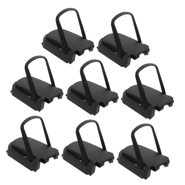 8pcs Flip Up Trash Bin Connecting Buckles Trash Can Lid Clips for 3L 5L Waste Bins Essential Dustbin Accessories for Home Kitchen and Office Use