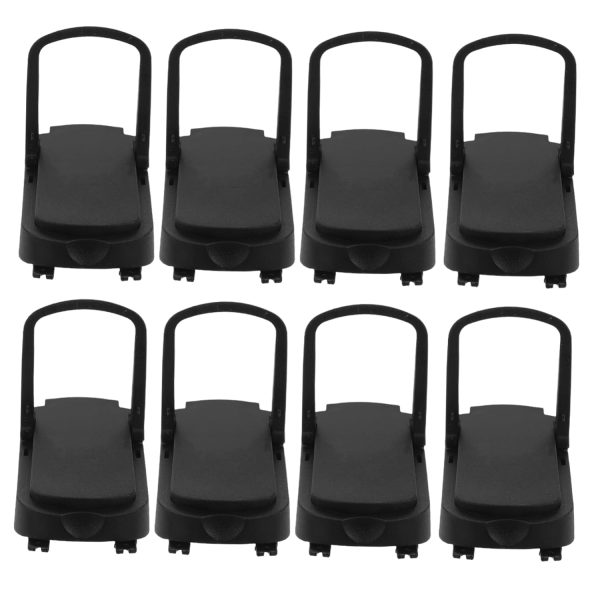 8pcs Trash Bin Lid Buckles Garbage Bin Clip Dustbin Accessories Trash Can Lid Buckles Flip Up Trash Bin Connecting Buckles Waste Container Connecting Buckle