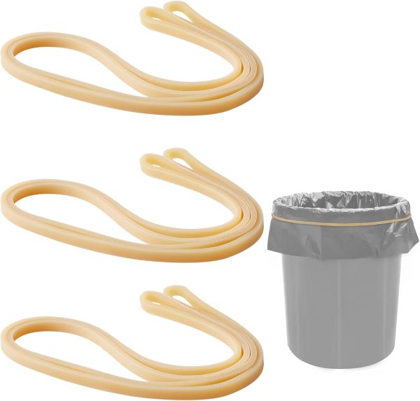 Rubber Bands for 32-55 Gallon Trash Cans(Value 3 Pack)