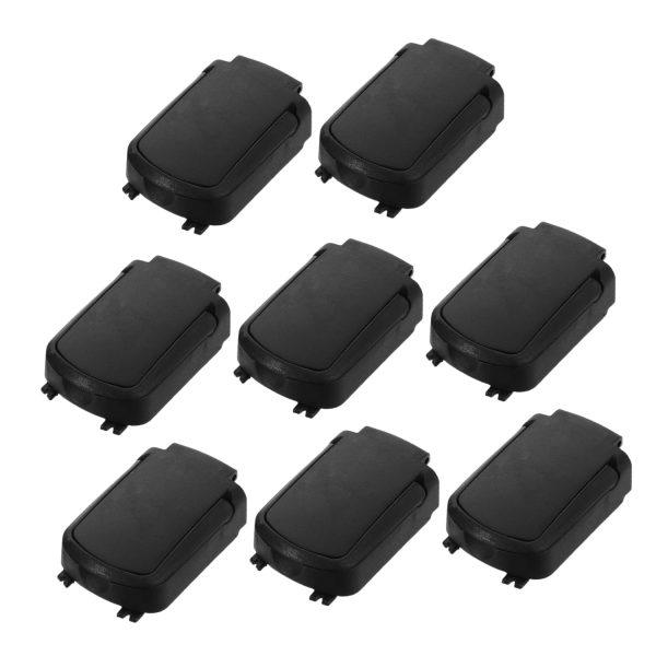 8pcs Trash Can Lid Clamp Flip up Connecting Buckles for Waste Bin Sizes