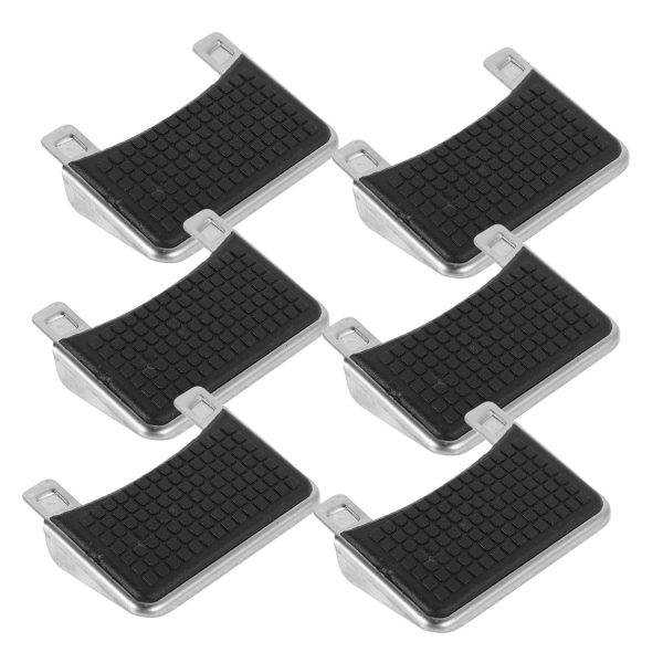 6pcs Waste Bin Pedal Replacement Foot Pedal Plastic Step On Pedal Garbage Can Foot Pedal Wastebasket Bin Pedal for Kitchen Home Use