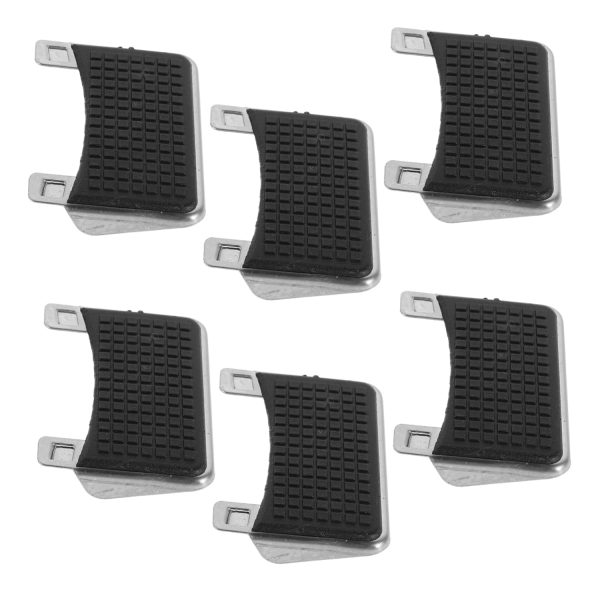 6pcs Plastic Foot Pedal Trash Can Replacement Pedal Waste Bin Pedal Kitchen Wastebasket Step Pedal Garbage Bin Foot Step Pedal for Wastebasket