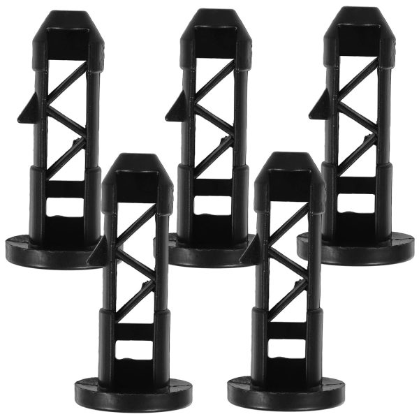 5pcs Trash Can Latch Trash Can Lid Shafts Garbage Can Buckles Plastic Garbage Can Latches Trashcan Cover Link Plastic Trash Can Trashcans Trash Can Plug Lid Pin Supplies Universal